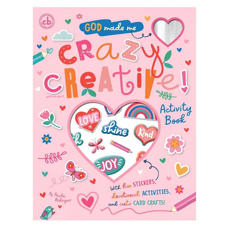 God Made Me Crazy Creative: Faith-Based Activity Book For Kids (Paperback) 1