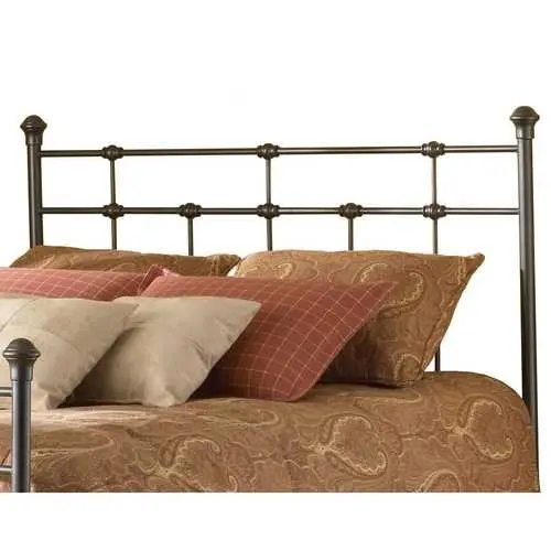 Hammered Brown Metal Queen Headboard – Contemporary Industrial Style 1