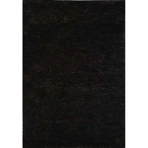 Hand-Knotted Hemp Area Rug – Vegetable-Dyed Liquorice Pattern (5' X 8') 1