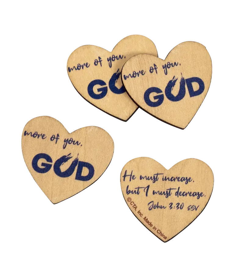 Handcrafted 1.5-Inch Laser-Cut Wooden Faith Token With Devotional Message 1