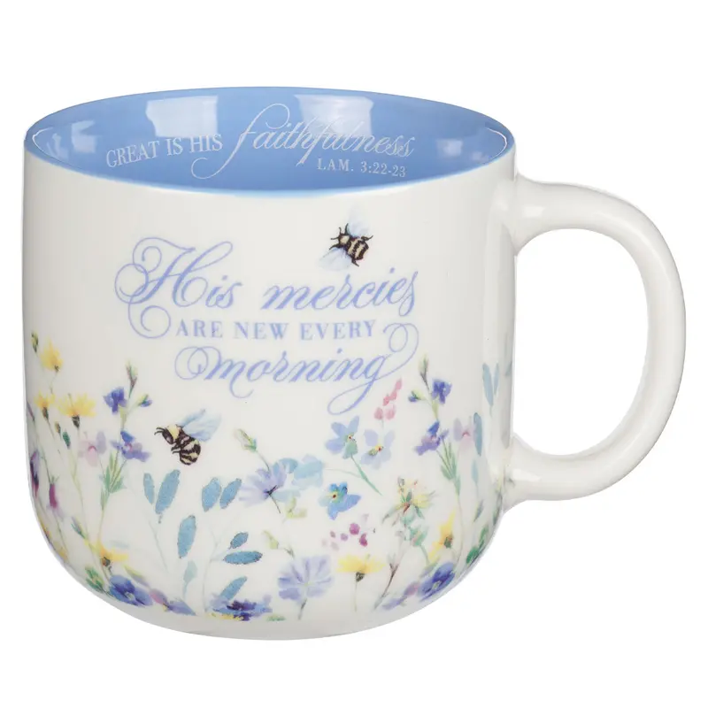 His Mercies Are New Every Morning Ceramic Mug – Inspirational Daily Reminder 1