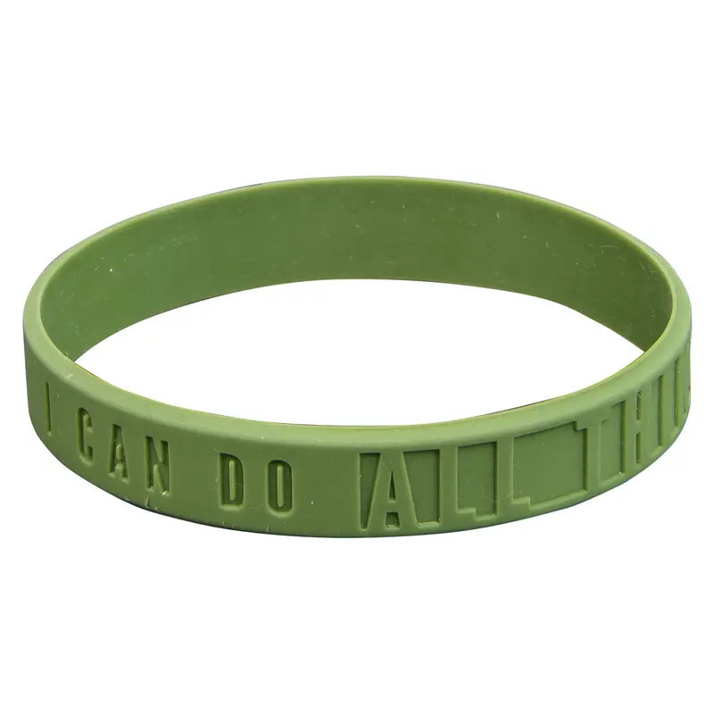 I Can Do All Things Through Christ – Silicone Wristband 1