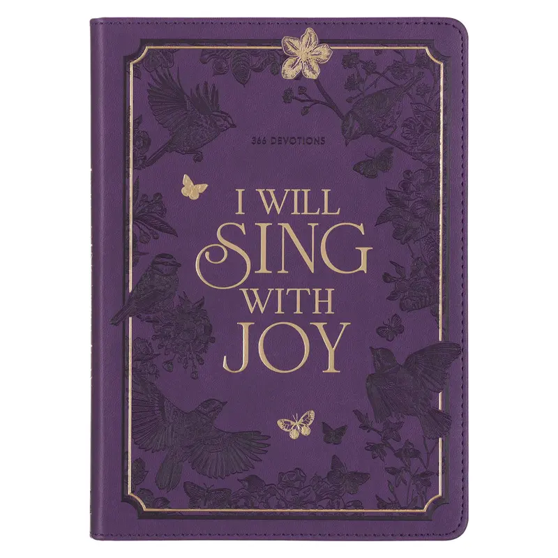 'I Will Sing With Joy' Faux Leather Worship Journal 1