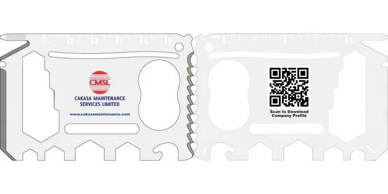 Imprinted Slim Multi-Tool – Professional Business Card Style 1