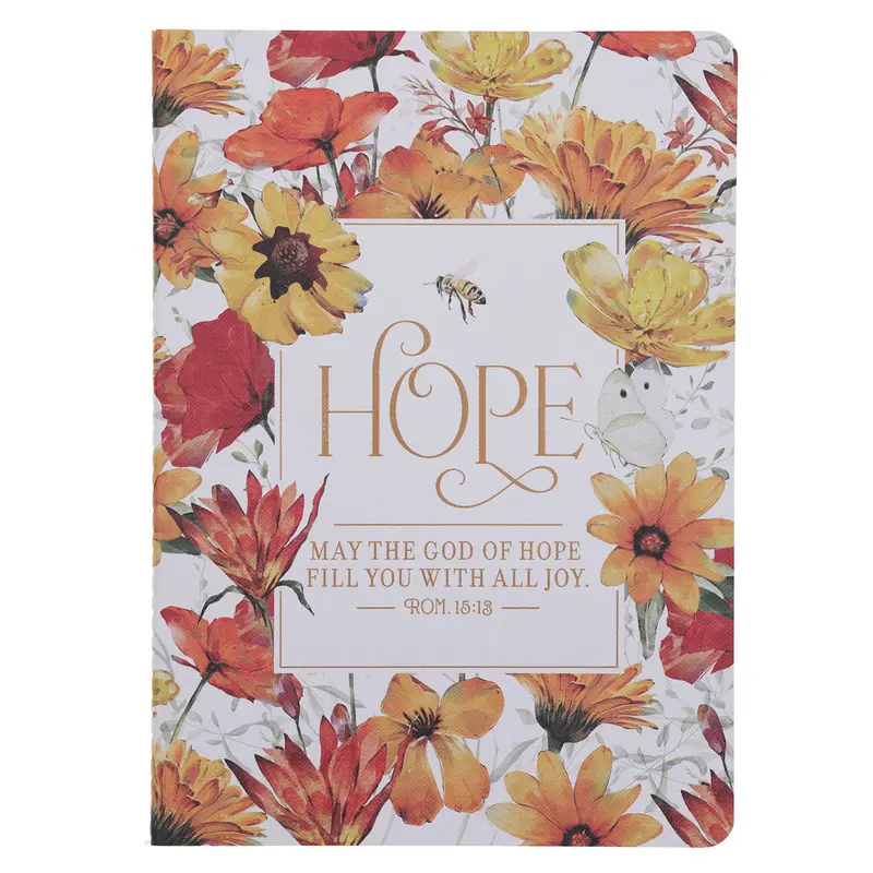 Inspirational Hope-Themed Notebook With Scripture Quote 1