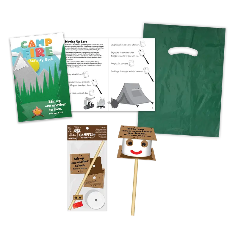 Interactive Campfire-Themed Kids Activity Kit 1