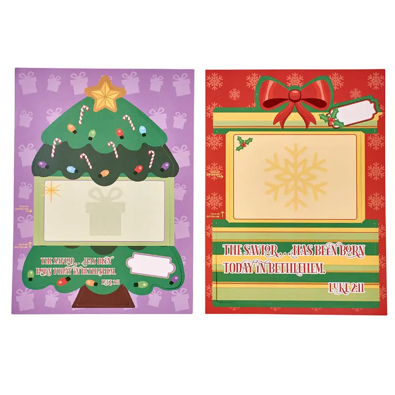 Interactive Kids’ Christmas Card-Making Activity Set 1