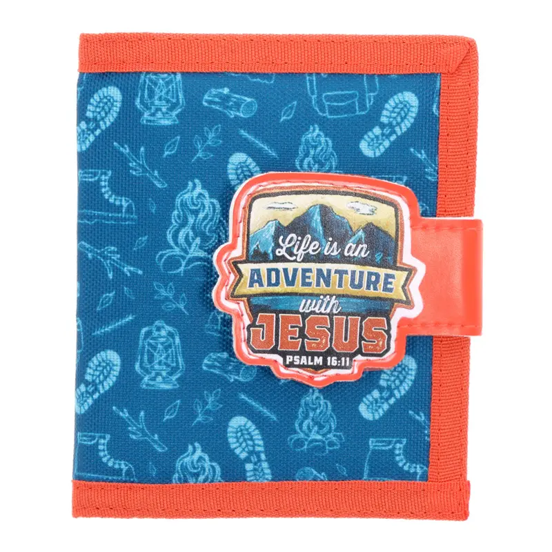Jesus Adventure Kids Wallet – Faith-Themed Design 1