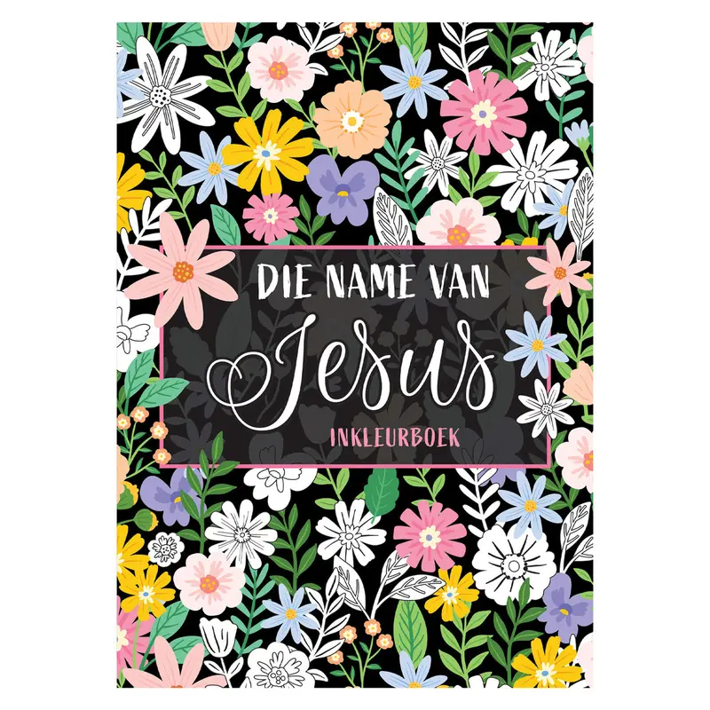 Jesus' Names Coloring Book In Afrikaans (Softcover) 1