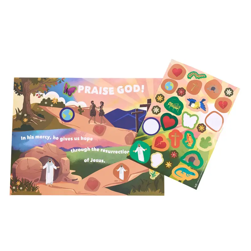 Journey To Easter: Weekly Sticker Activity Pack 1