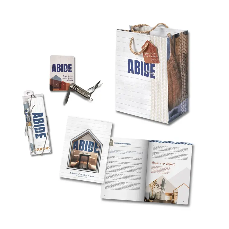 Kjv Edition Men'S Gift Set – 'Abide With Me' Inspirational Collection 1