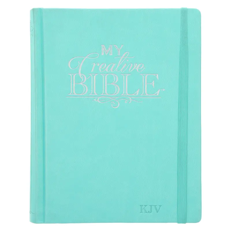 Kjv My Creative Bible – Aquamarine Faux Leather Hardcover 1