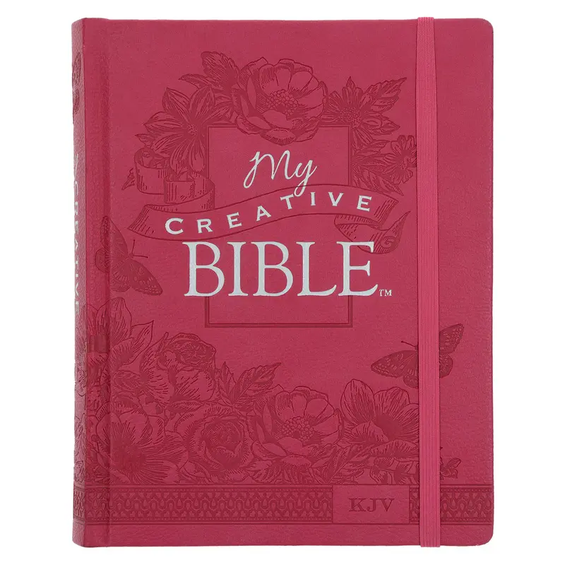 Kjv My Creative Bible – Pink Faux Leather Hardcover 1