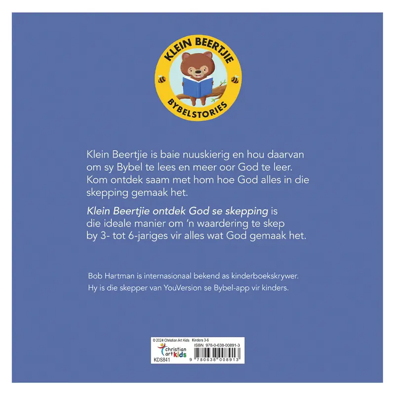 Klein Beertjie Ontdek God Se Skepping: An Afrikaans Creation-Themed Picture Book (Softcover) 2