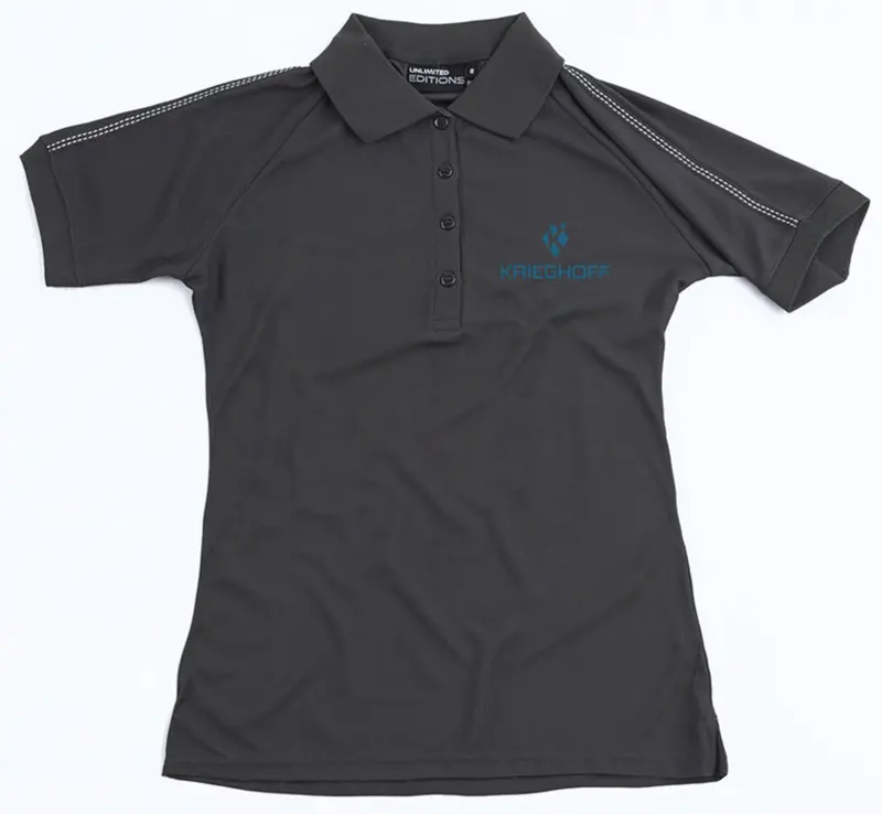 Krieghoff Vintage-Style Slate Grey Polo Shirt 1