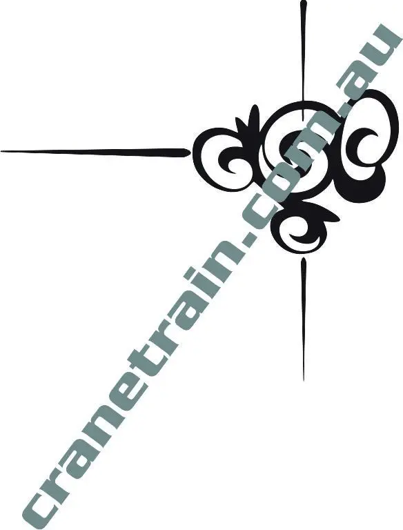 Large Blinged Old-School Centerpiece Decal 1