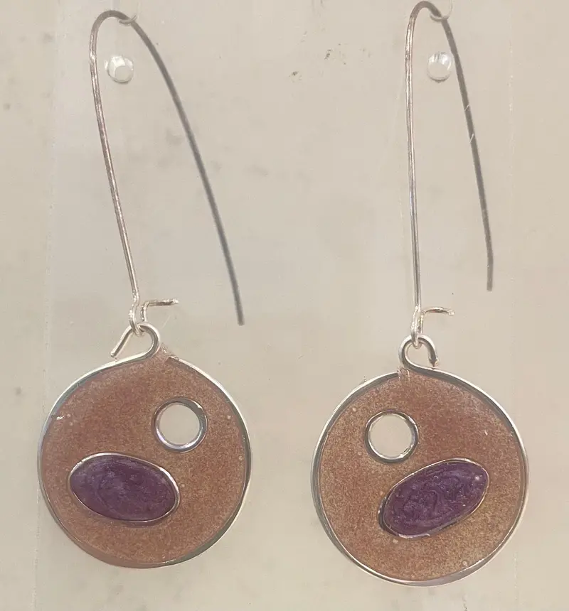 Lightweight Acrylic Geometric Earrings 1