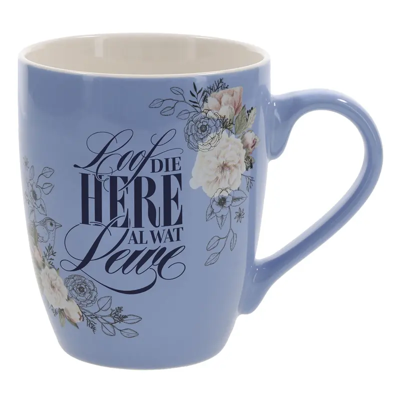 'Loof Die Here Al Wat Lewe' – Afrikaans Worship Ceramic Mug 1