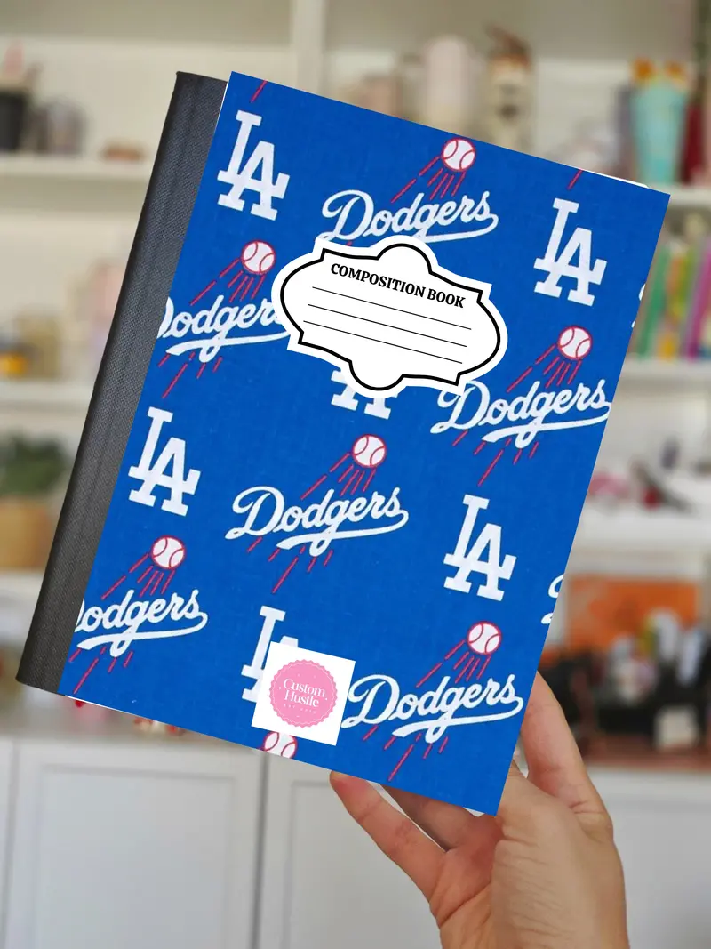 Los Angeles Dodgers Team–Branded Composition Book For Fans And Students 1