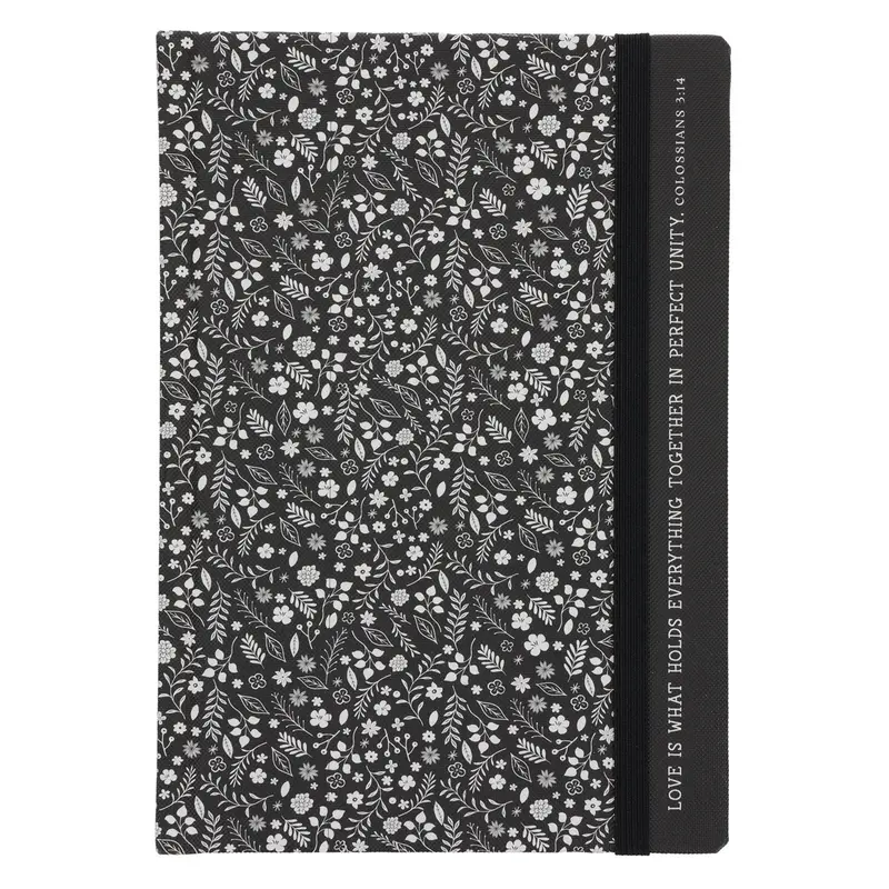 'Love Is What Holds Everything Together' Hardcover Journal Featuring Secure Elastic Closure 1