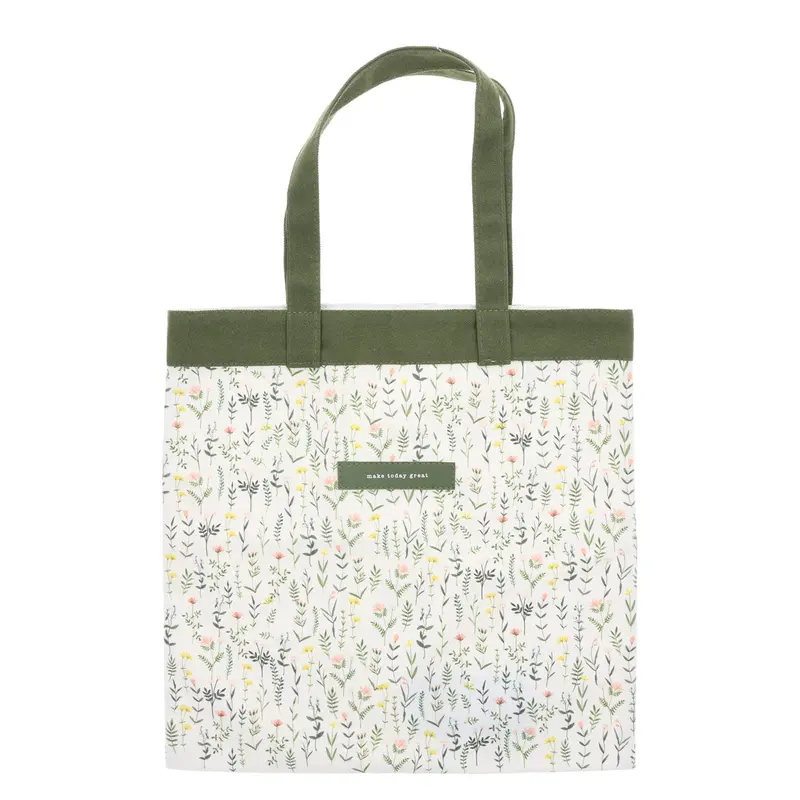 'Make Today Great' Canvas Tote Bag – Stylish & Motivational Carryall 1