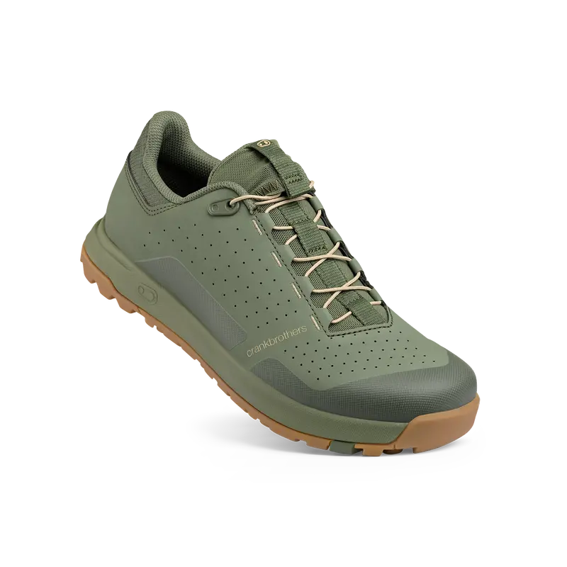 Mallet Trail Speed Lace Clip-In Cycling Shoes – Green/Gum 1