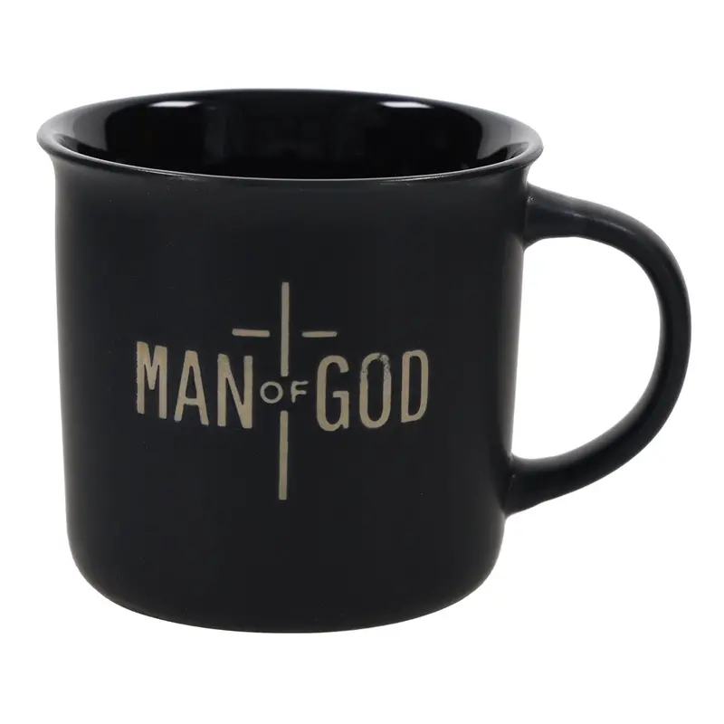 'Man Of God' Ceramic Coffee Mug – Faith-Inspired Design 1