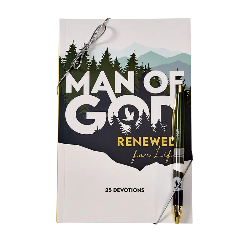 Man Of God Devotional Book Paired With Premium Pen 1