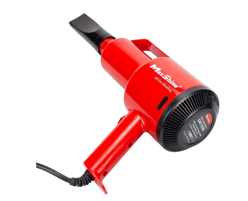 Maxshine Evo-S Mini Handheld Car Dryer – Red Portable Detailing Dryer With Accessories 1