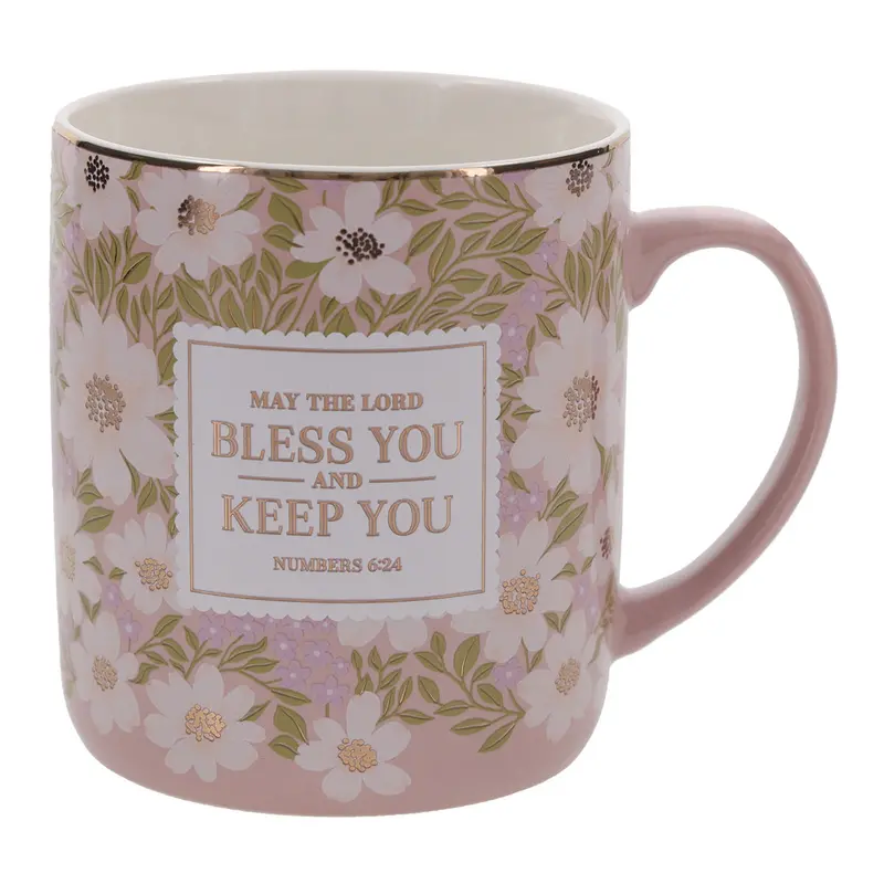 'May The Lord Bless You And Keep You' Ceramic Mug 1