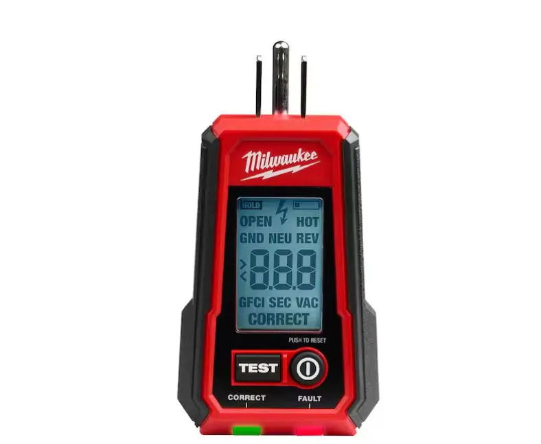 Milwaukee 2224-20 Digital Gfci Receptacle Tester – Ac/Dc Outlet Diagnostic Tool 1