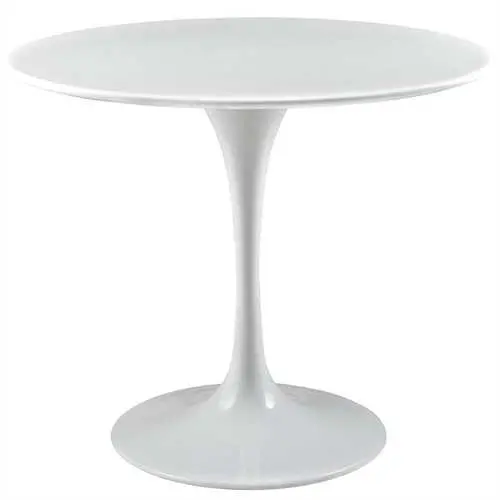 Minimalist 36-Inch White Dining Table – Modern Classic Design 1