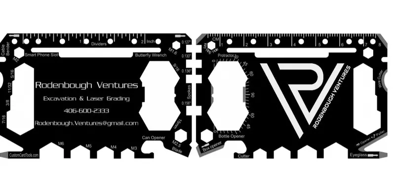 Modular Multi-Tool Card With Custom Layout – Model 1 1