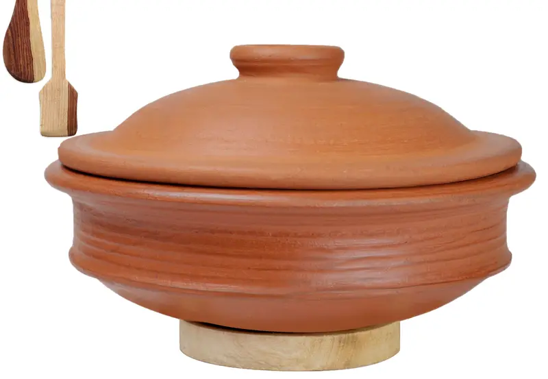 Mud Cookware Handi – Heritage-Style Handmade Earthen Pot For Home & Restaurant Use 1