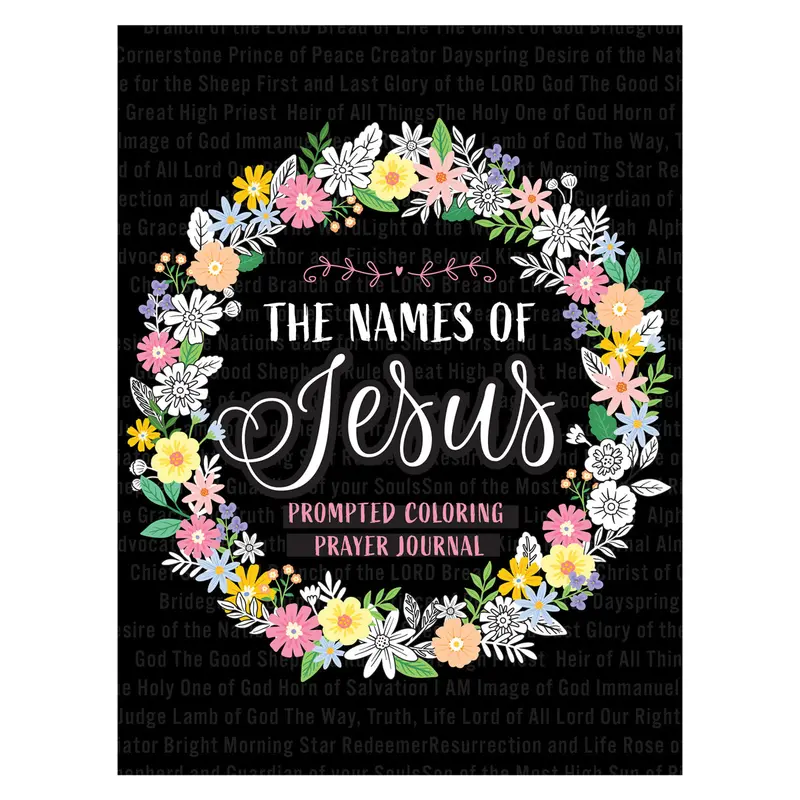 Names Of Jesus Coloring & Reflection Prayer Journal (Paperback) 1