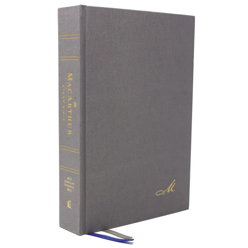 Nasb Macarthur Study Bible, 2Nd Edition – Gray Leatherlook, Comfort Print (Hardcover) 1