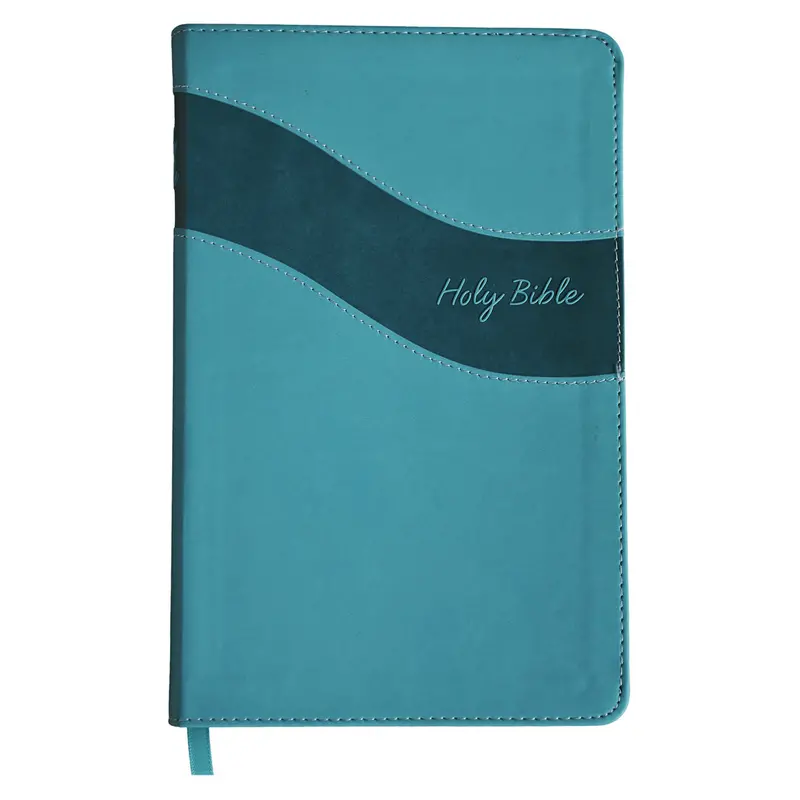 Niv Teal Premium Gift Bible – Red Letter Comfort Print In Imitation Leather 1