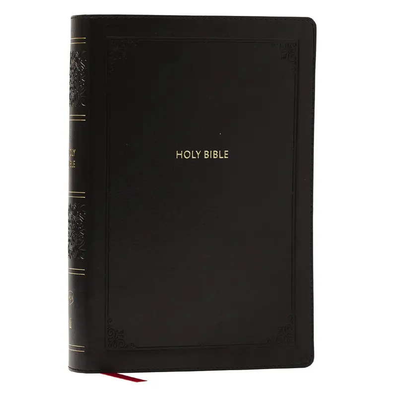 Nkjv Giant Print Reference Bible — Black Imitation Leather, End-Of-Verse Notes, Comfort Print 2