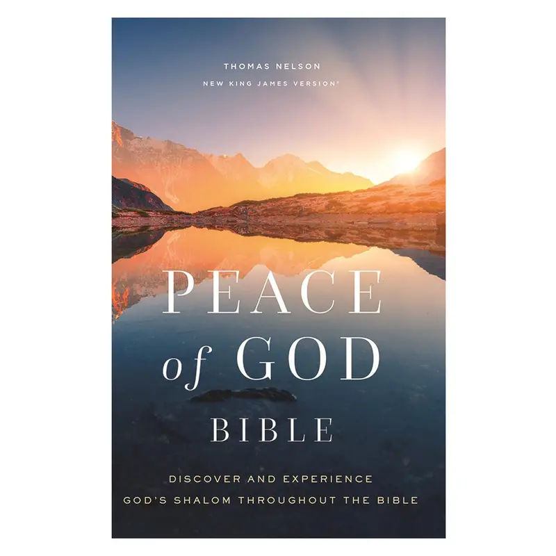 Nkjv Peace Of God Bible: Hardcover, Red-Letter Edition With Comfort Print 1
