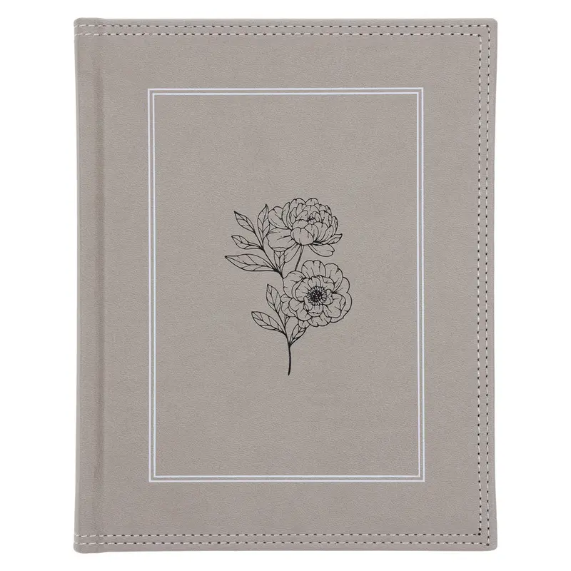 Nkjv Red Letter Comfort Print Bible Journal – Stone Texture Hardcover 1
