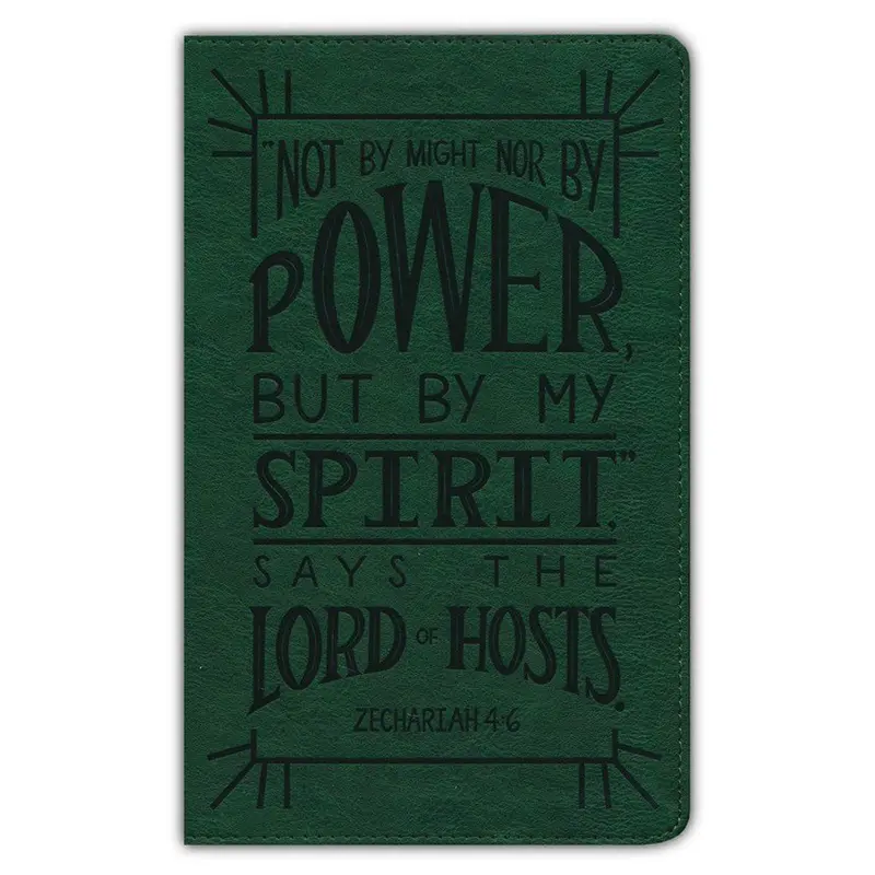 Nkjv Youth Thinline Bible – Green Verse Art Cover With Comfort Print And Faux Leather Binding 1