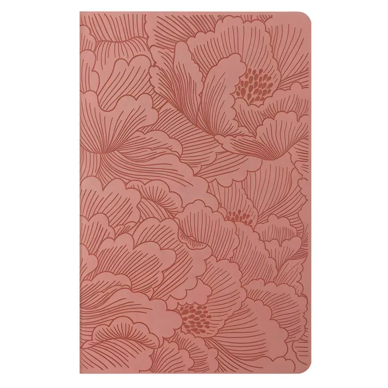 Nlt Gift Bible – Dusty Pink Petals Imitation Leather With Premium Filament Binding 1