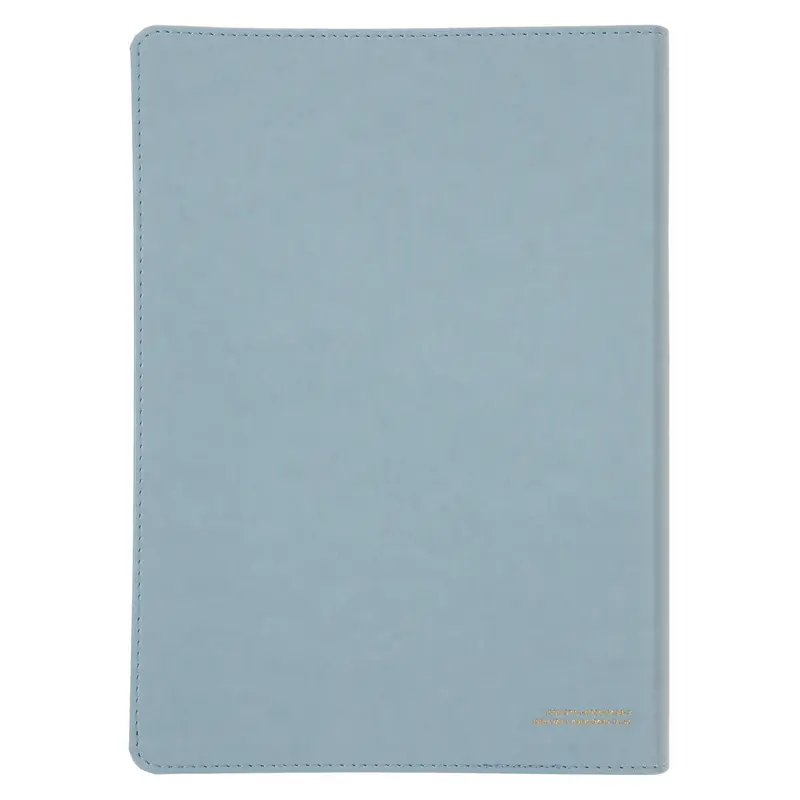 Nlt Sky Blue Imitation Leather Bible — Every Woman’S Edition With Filament Technology 2