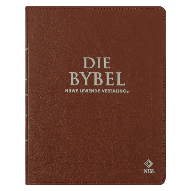 Nlv Brown Genuine Leather Journaling Bible 1