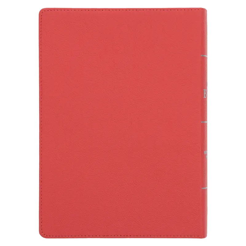Nlv Coral Genuine Leather Large Print Bible – Premium Edition 2