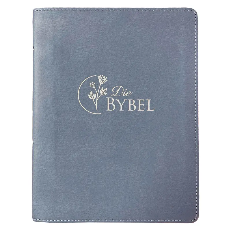 Nlv Journaling Bible – Blugrey Imitation Leather Edition (Afrikaans) 1