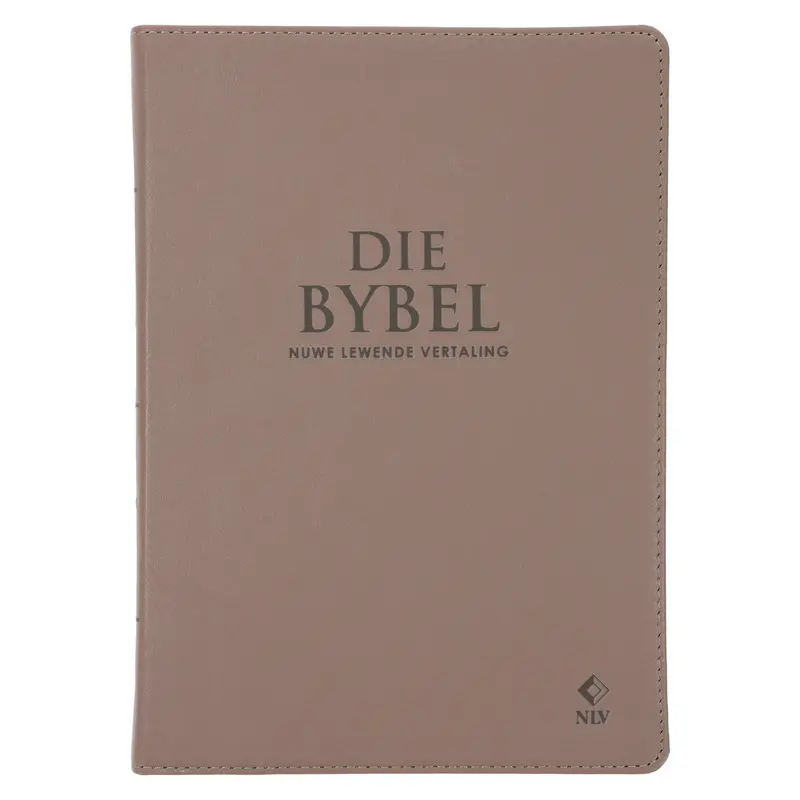 Nlv Sandsteen Grootdruk Bybel – Echt Leer Hardcover 1