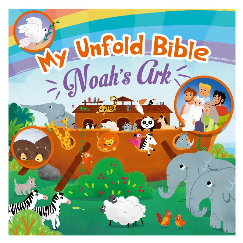 Noah’S Ark Interactive Unfold Bible – Board Book For Young Children 1