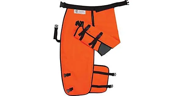 Notch Chainsaw Chaps With Calf Wrap Protection – Medium Or Large Fit 1