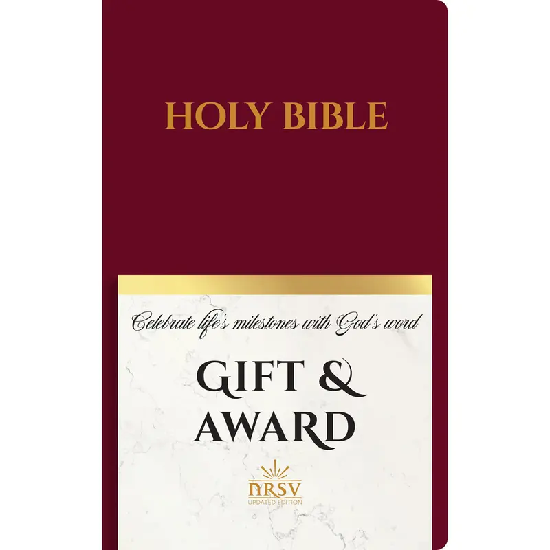Nrsv Burgundy Gift & Award Bible – Updated Edition, Imitation Leather 1